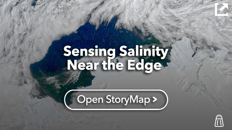 Sensing Salinity Near the Edge
